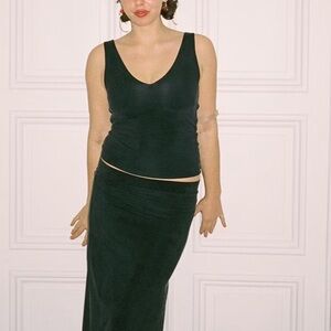 Djerf Avenue Midnight Tank Top Ash